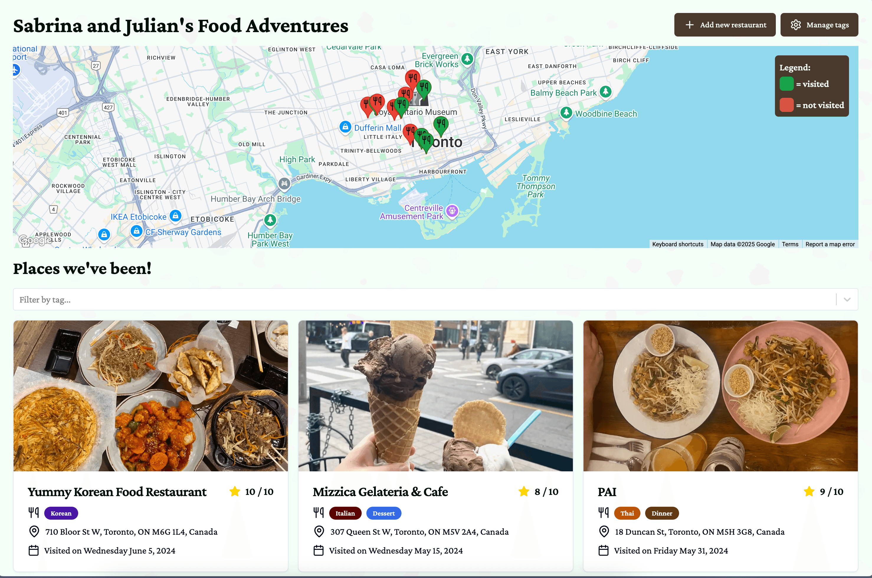 Restaurant Tracker image