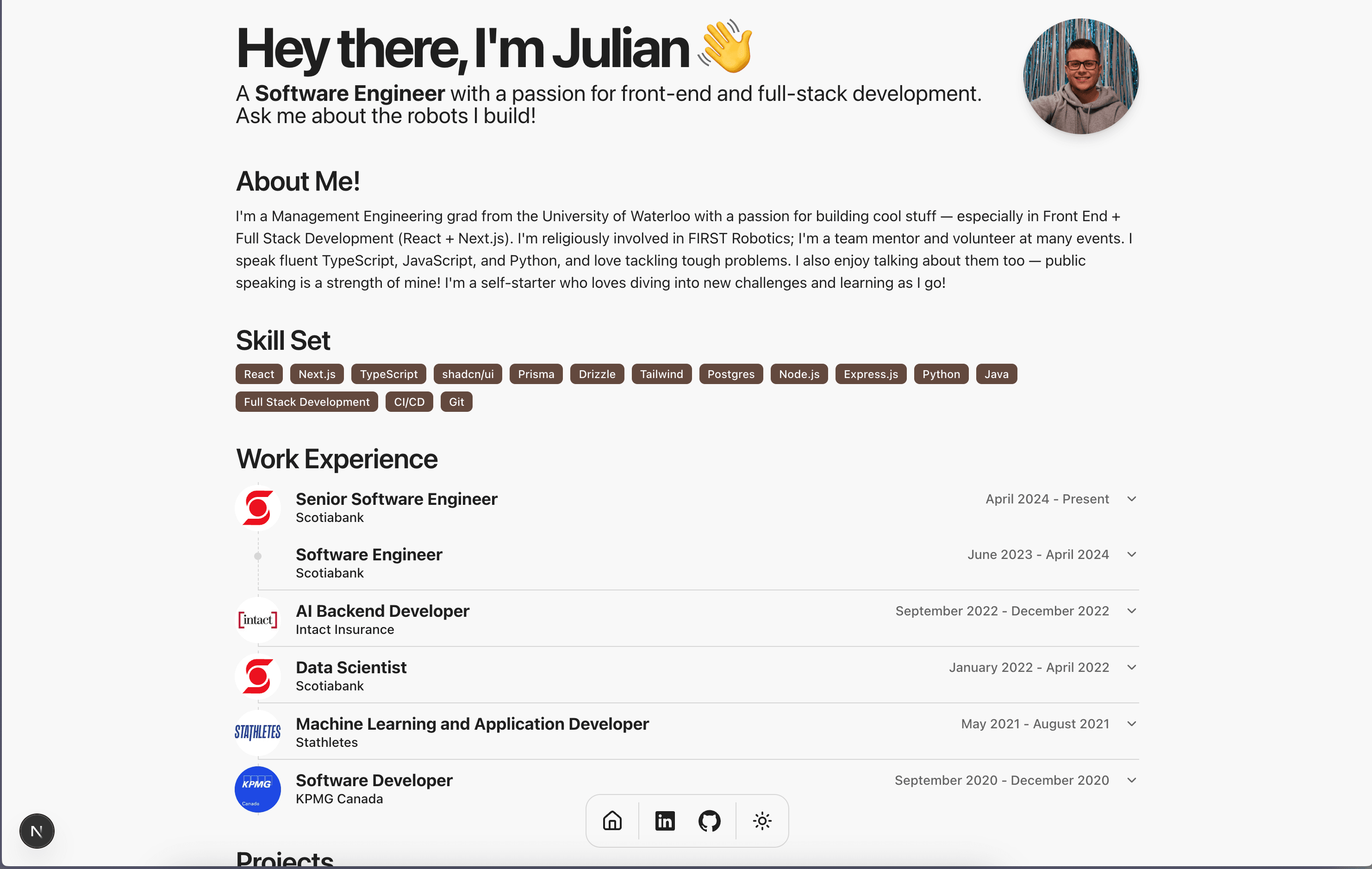 This Portfolio Site! image